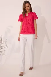 Bluzka Lyushe #4111 Bluza krasnyj