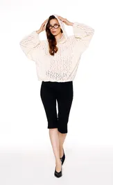 Jumper Elletto Life 13061 molochnyj