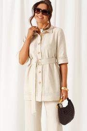 Костюм Beautiful & Free арт. 6461 бежевый