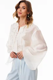 Bluzka EOLA #3097 molochnyj