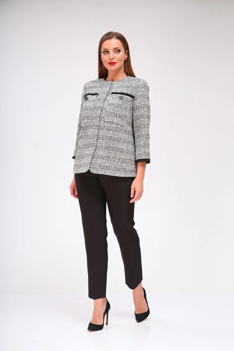 Zestaw Vilena-fashion #745 cherno-belyj+chernyj