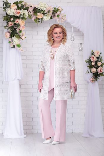 2201 Пудра + белый