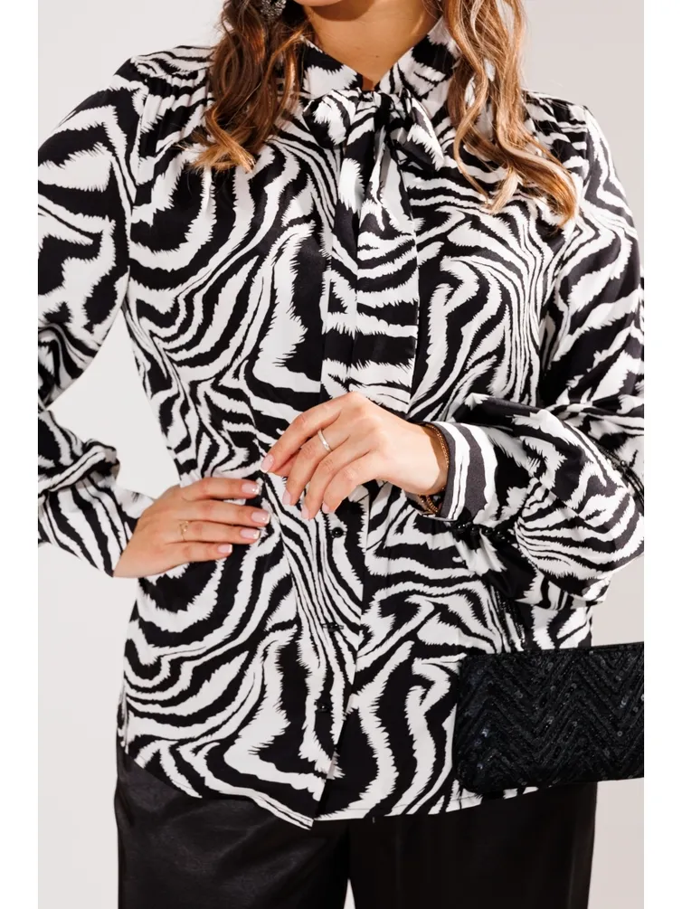 Bluzka Anelli Laurel #1428 belaya zebra