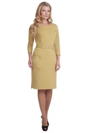 Платье Линия Л арт. Б-1388 горч