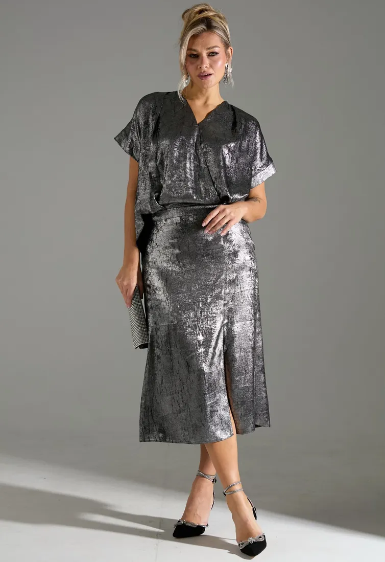 Zestaw LM project #M 0094 seryj shimmer