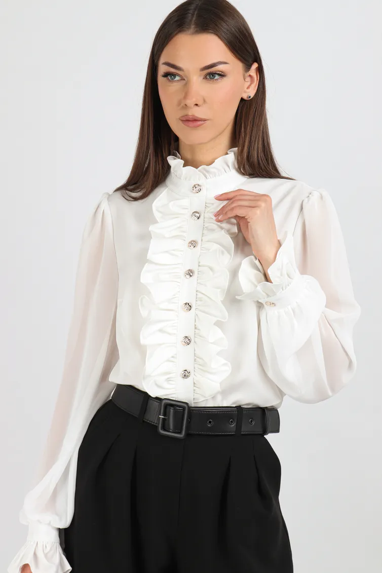 Blouse VIZAVI #750 molochnyj