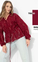 Blouse CHARUTTI Gromche slov (bordo)