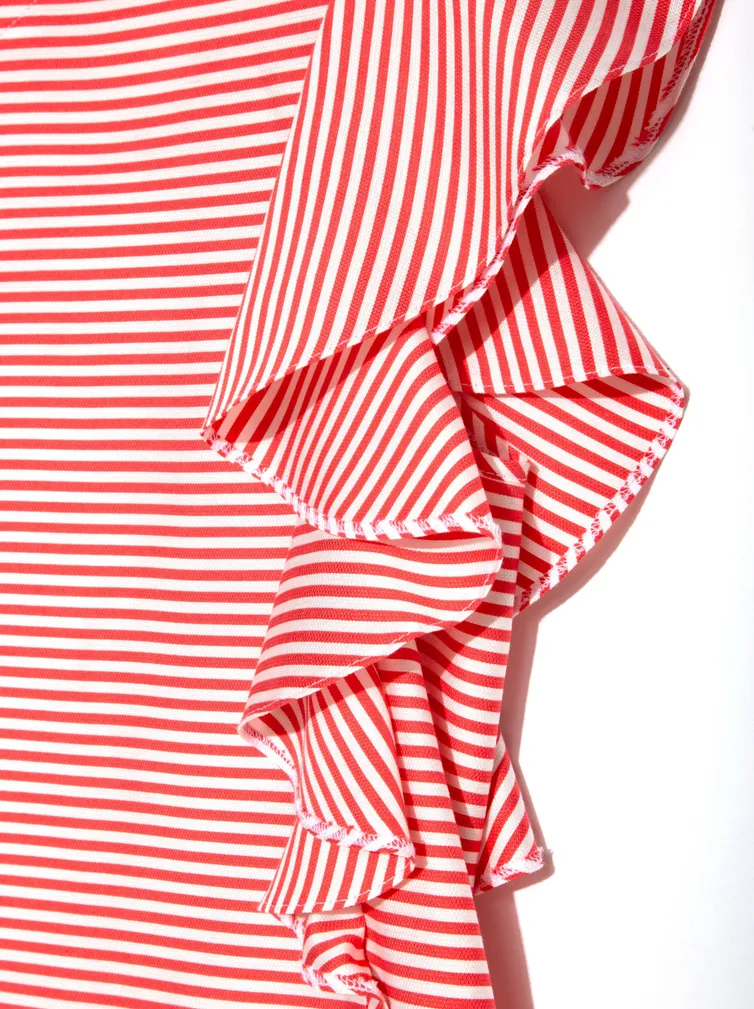 Bluzka Conte Elegant #18S-660TSP coral-white 170