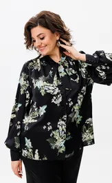 Блуза Anelli Laurel 1428 черный