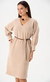Dress Verita moda N-2493 bezhevyj