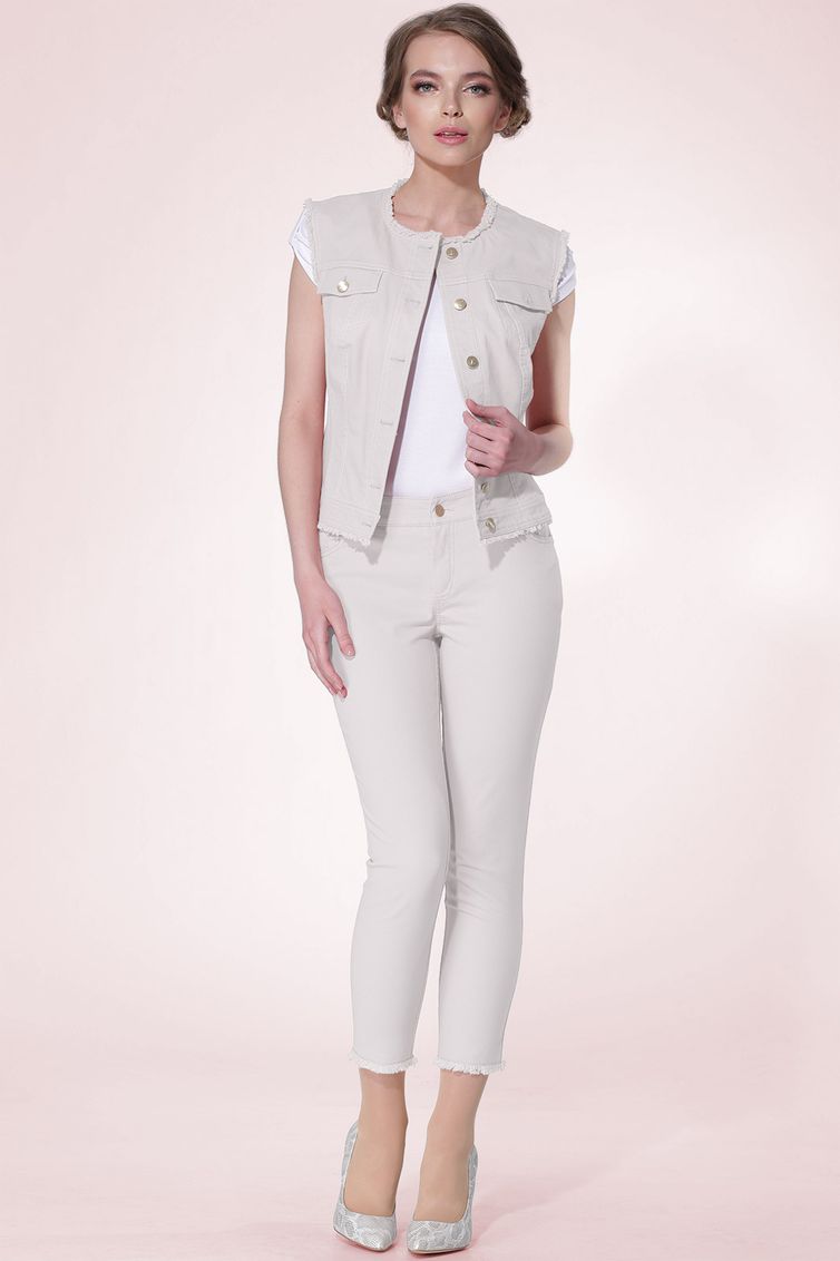 Kamizelka LeNata #11873 belyj