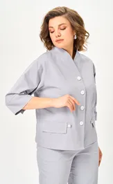 Костюм Vilena-fashion 1159 серый