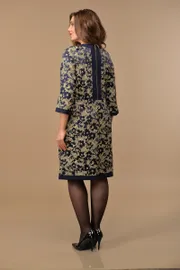 Платье Lady Style Classic арт. 1427 т.син-беж