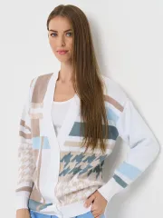 Sweter Newvay #7232-14099 bel/vanil/gol stal/zhemuzhno-gol/kakao