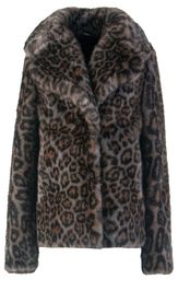 Пальто Elema 9-1647 серый принт 170