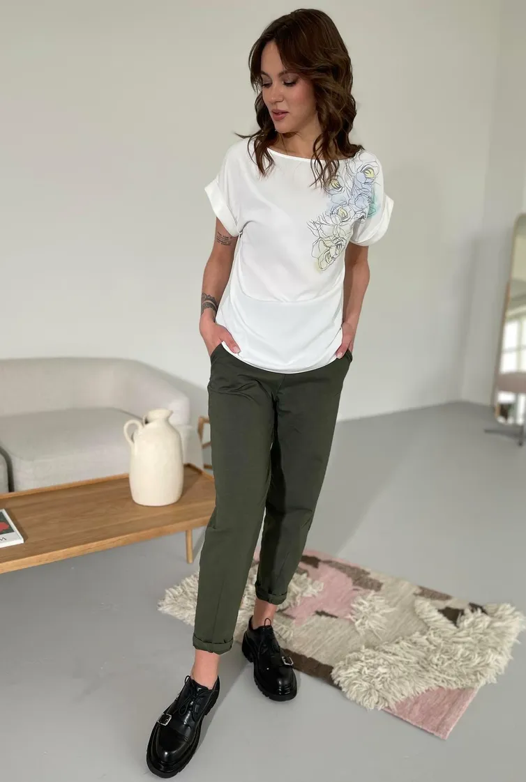 Bluzka Rumoda #2116 belyj