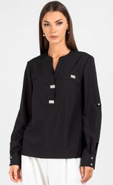 Blouse VIZAVI 739 chernyj