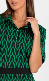 Dress VIZAVI 807 izumrud
