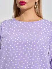 Bluzka DORA plus #0220-1 sirenevyj