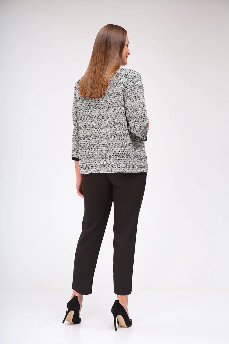 Zestaw Vilena-fashion #745 cherno-belyj+chernyj