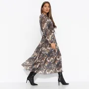 Dress CHARUTTI #Letyashhie mgnoveniya (brown)