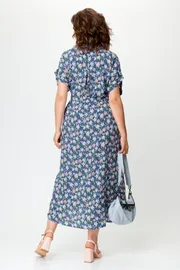Sukienka Michel Chic #993/2 goluboj