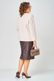 Костюм Vilena-fashion арт. 1147 беж+шоколад