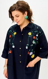 Платье SOVA 11318 синий