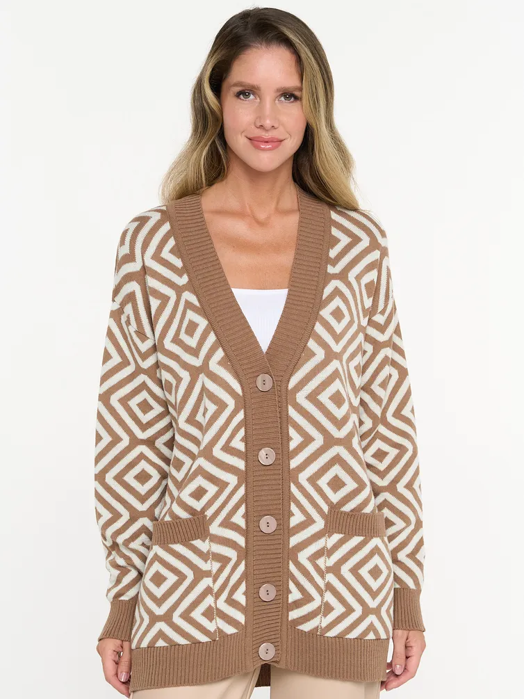 Sweter Newvay #5232-1732 kofejn/mol
