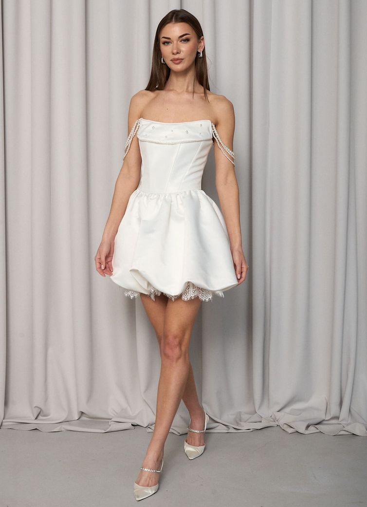 Платье Леди лайн арт. 4826 молочный