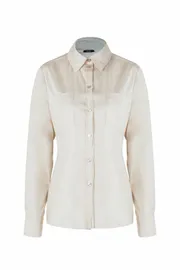Blouse Elema #2K-1002 bezhevyj 164