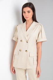 Костюм Vilena-fashion арт. 802 кремовый