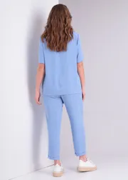 Garnitur Vilena-fashion #804 goluboj