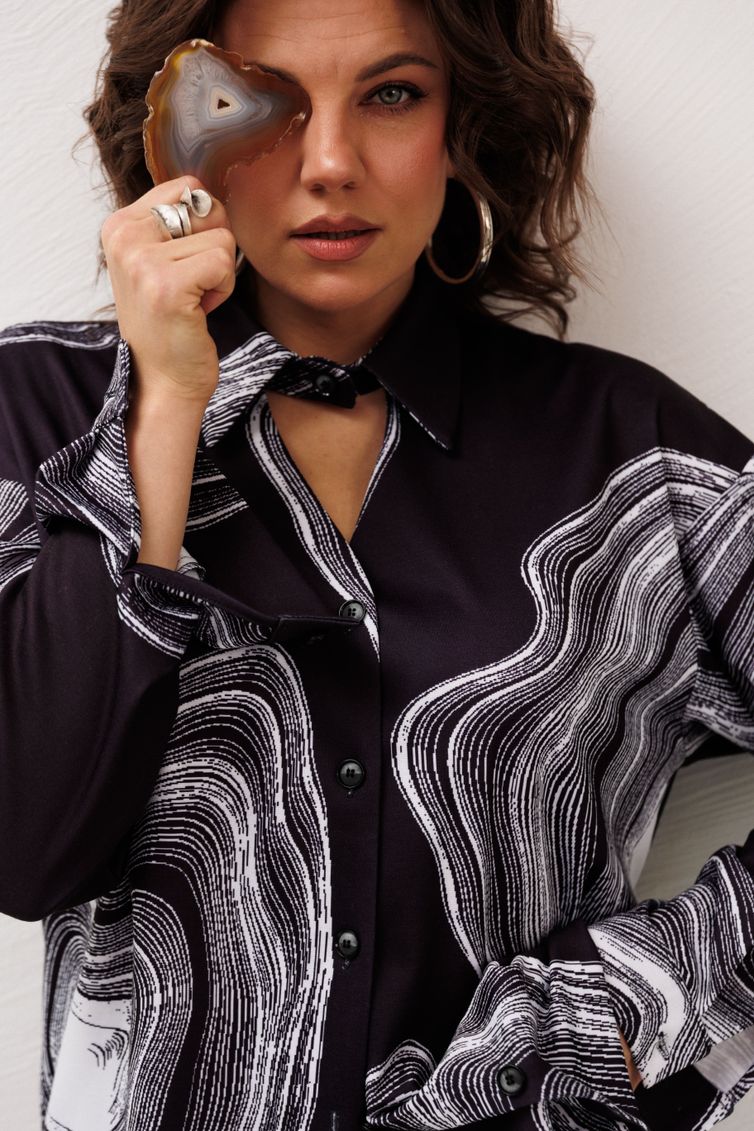 Shirt Anelli Laurel #1514.1 mramornaya rubashka