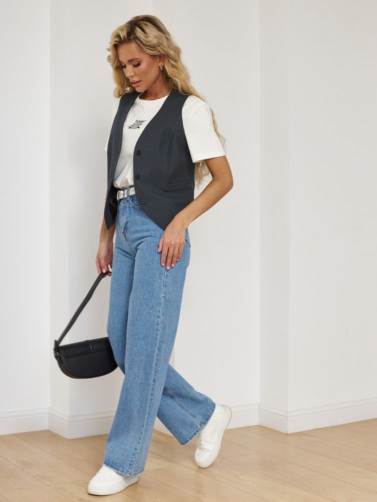 Waistcoat Jetty #688/seryj