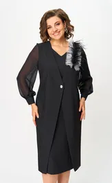 Sukienka Anastasia MAK 1274 chyornyj