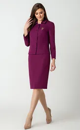 Костюм MARIKA 451 бордо