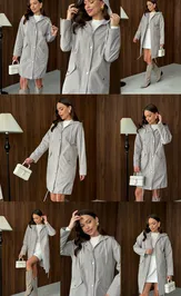 Jacket PRATA wear S032 seryj