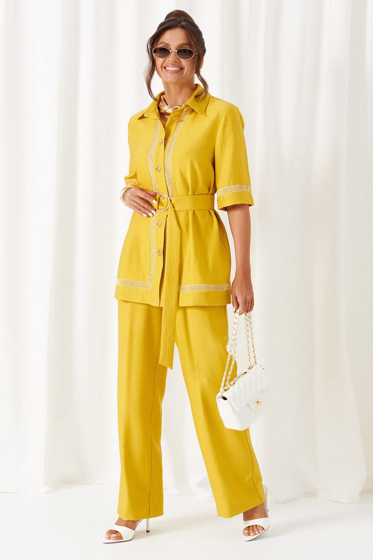 Костюм Beautiful & Free арт. 6461 горчица