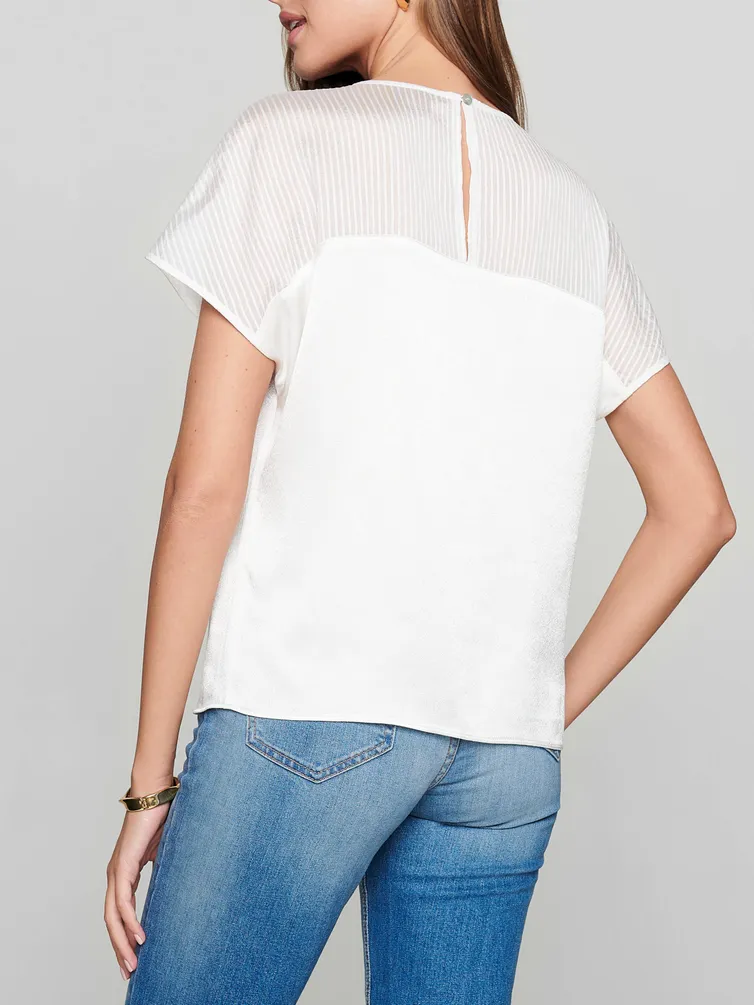 Bluzka Conte Elegant #19S-938TSP off-white 170