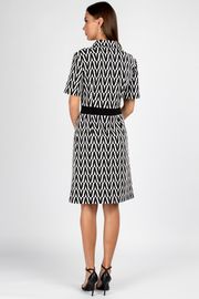 Dress VIZAVI #807 cherno-belyj