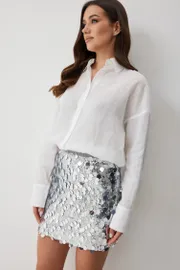 Skirt TND #M384 serebro