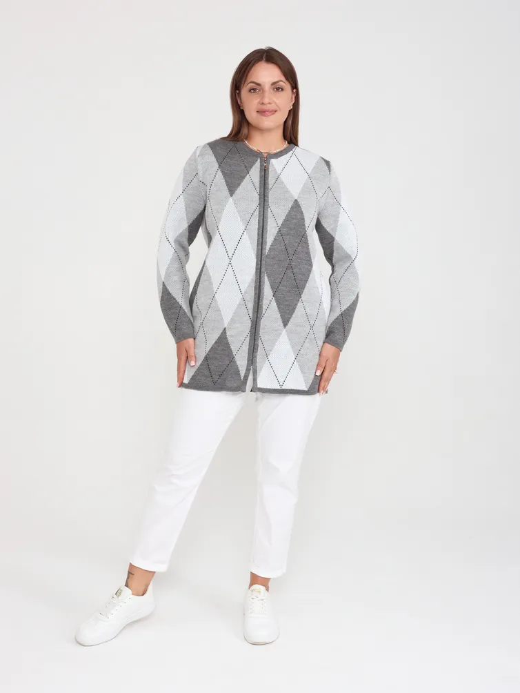 Sweter BONADI #2229 seryj
