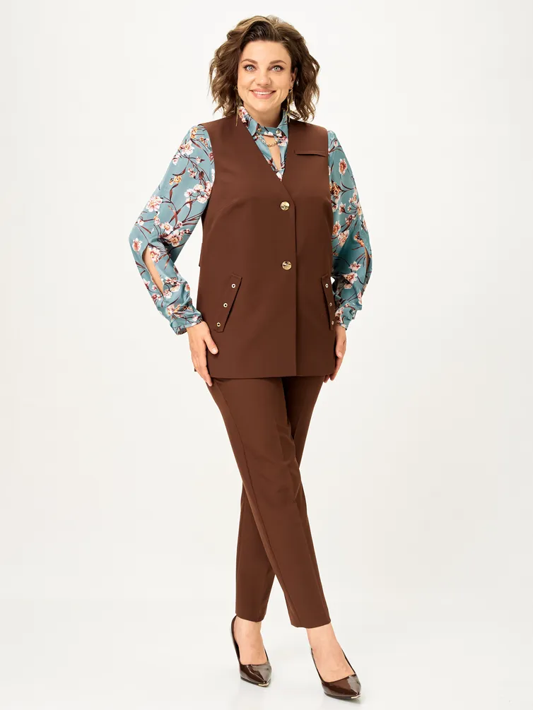 Garnitur Vilena-fashion #1146 shokolad