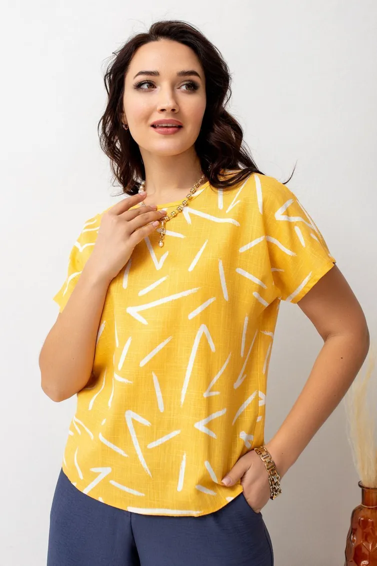 Blouse TOOK A LOOK & Angelika #TB-97l geometriya