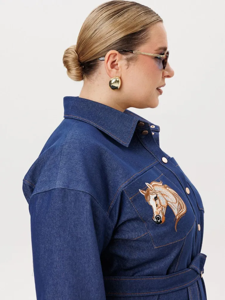 Sukienka Ava fashion #M-174 sinij