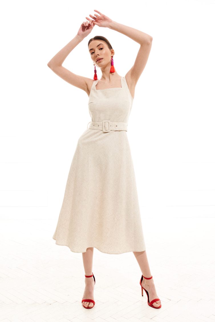 Dress Elletto Life #1995 bezh