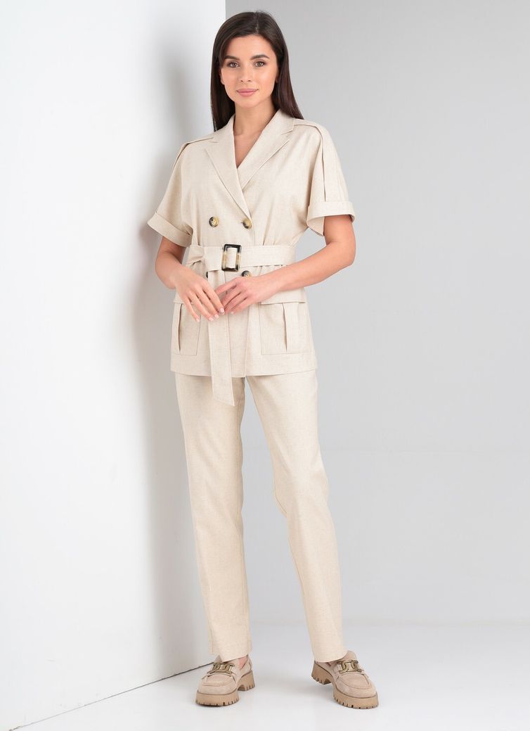 Костюм Vilena-fashion арт. 802 кремовый