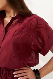 Блузка Alta Moda арт. 1090 бордовый