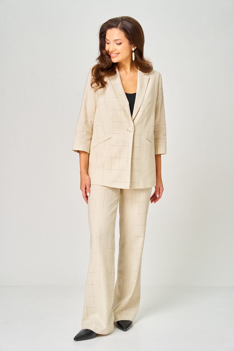 Set LeNata #20554 bezhevyj v kletku